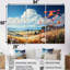 Blooming Poppies In The Meadow - Ensemble d'art mural prairie-534279042-534279052