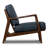 Verity Genuine Italian Leather Lounge Chair-223593003