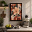 Peachy Bloom Botanical 1 Piece Wrapped Canvas Wall Art-84439928-84439921