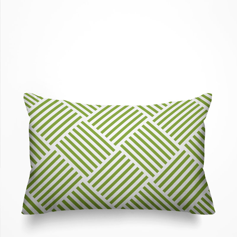 Housse et insert de coussin d'extérieur Langley, Vert printemps