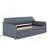 Upholstered DayBed with Trundle and USB Charging Design