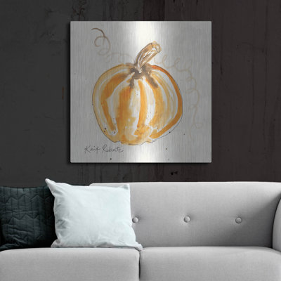 «P is for Pumpkin» par Kait Roberts, art mural en métal