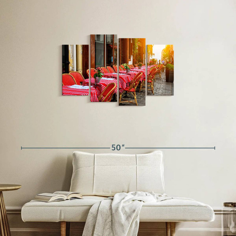 Café Sirci Street, H 22 po x l 36 po
