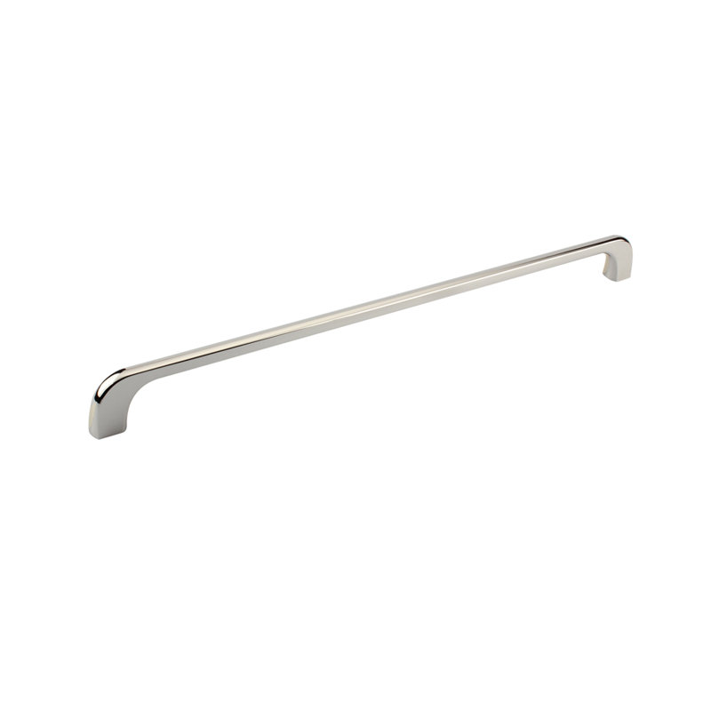 Poignée barre 12 5/8" au centre, Nickel poli