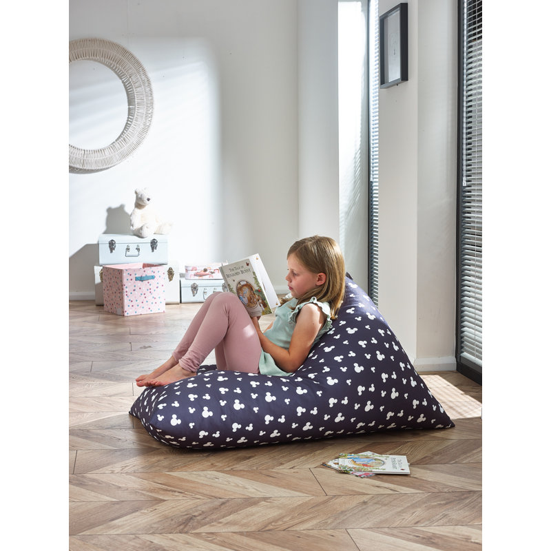 Mickey Silhouette Print Beanbag