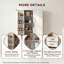Garde-manger 71 po avec 2 tiroirs et plusieurs tablettes Farmhouse