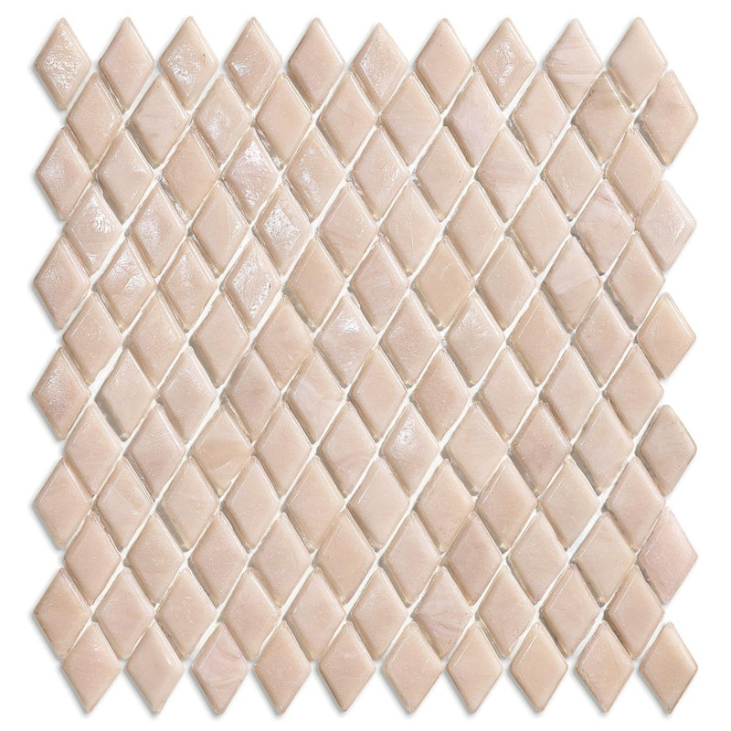 Natrolite 7/8" x 1-5/8" Diamond Glass Mosaic