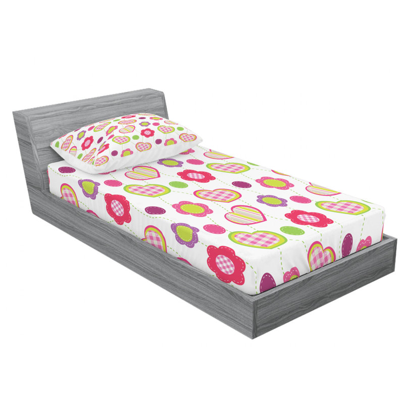 Microfiber Sheet Set, Twin Sheet Set with Fitted Sheet