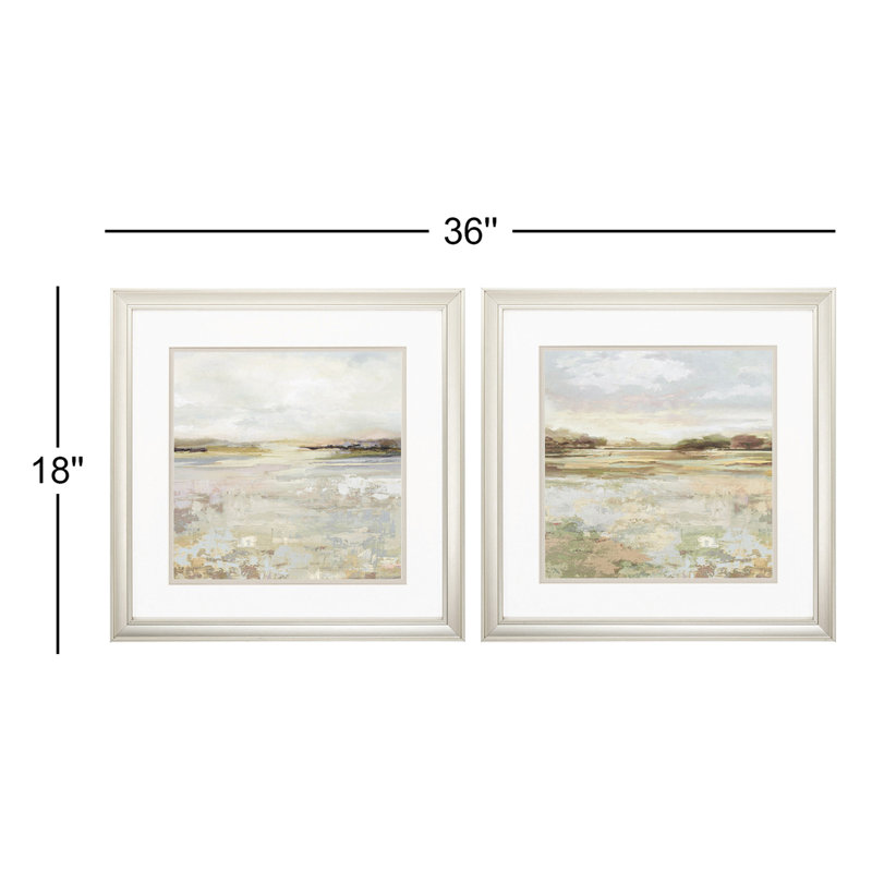 " Passaic Sunset " 2 - Pieces