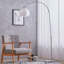Amersham Arched Floor Lamp with Marble Base-1168860041-1311688392