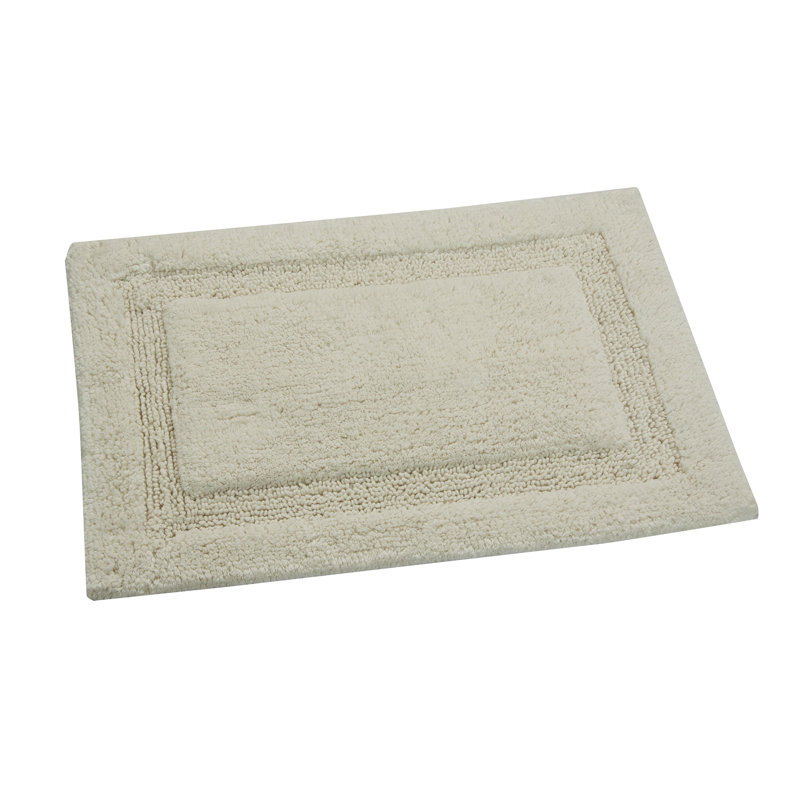 Tapis pour salle de bain Pullum, 34 po x 21 po, Ivoire