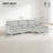 107-inch L-shaped sofa-1312117306