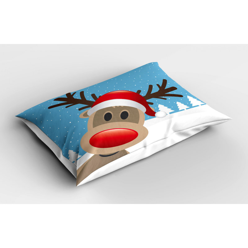Deer Polyester Sham Set, Twin