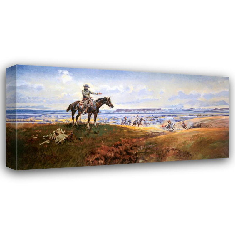 C. M. Russell And His Friends, 12" H x 24" W