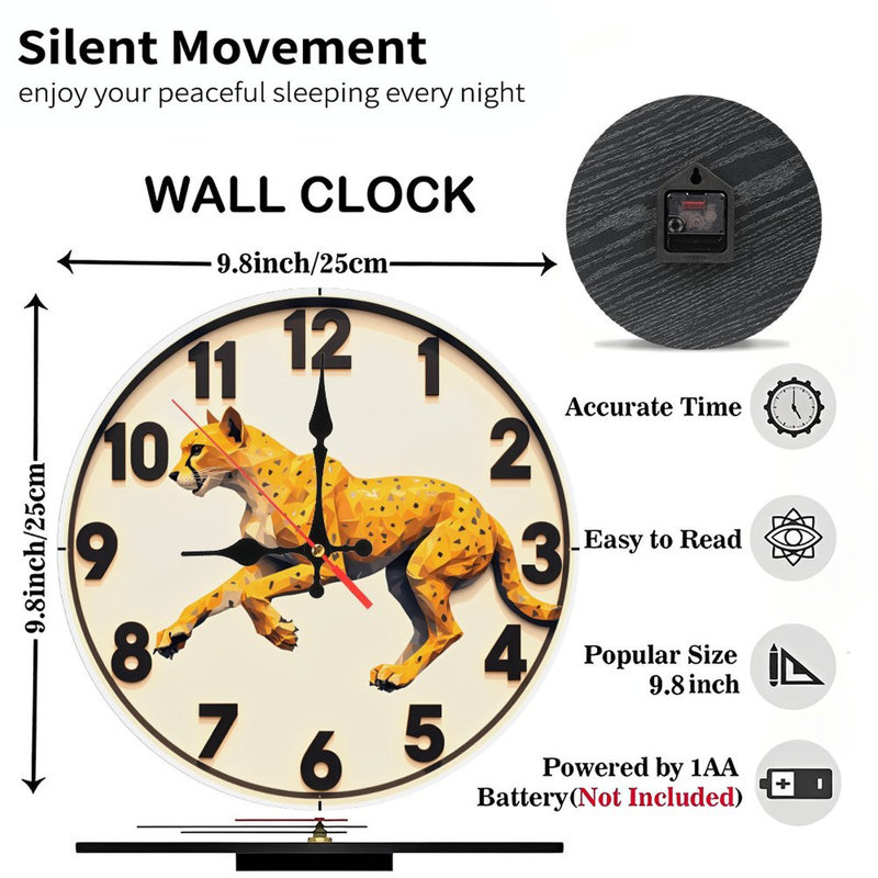 Horloge artistique pour chien