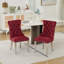 Ensemble de 2 chaises capitonnées avec garniture cloutée-583559633