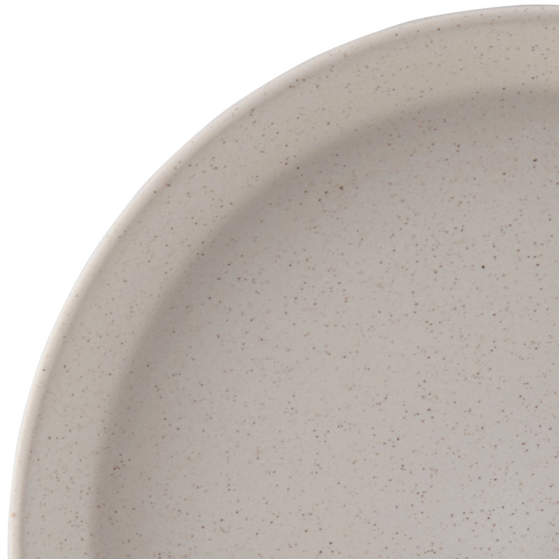 Service de table en grès 16 pièces Hudson, service pour 4, Crème