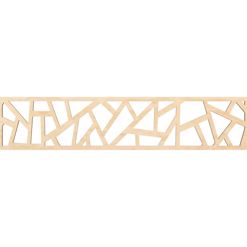 Moulure en bois Harrisburg, Bouleau, H 10 po x l 46,75 po x P 0,25 po