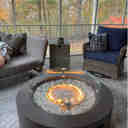 Arlmont & Co. Koby Concrete Propane Fire Pit Table & Reviews | Wayfair
