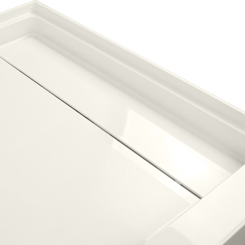 Base de douche linéaire en alcôve à seuil simple L 36 po x l 48 po Linea, Oui