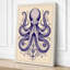 Symmetrical Octopus Japandi - Wrapped Canvas-2098315713-2098315716