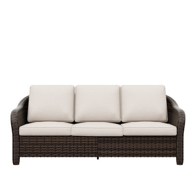 Polyethylene (PE) Wicker Outdoor Patio Sofa