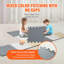 Kids Foam Puzzle Floor Playmat 0.4 in 16 Pcs Interlocking EVA Soft Tiles