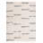 Jenell Striped Machine Woven Polypropylene Area Rug in Cream-122117408