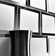 Frosted Reflections 8 in. x 8 in. Matte Glass Mirror Beveled Large Format Square Decorative Kitchen & Bathroom Wall Tile