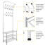 Avanley 67 cm W Hall Tree with Shoe Storage-989460555