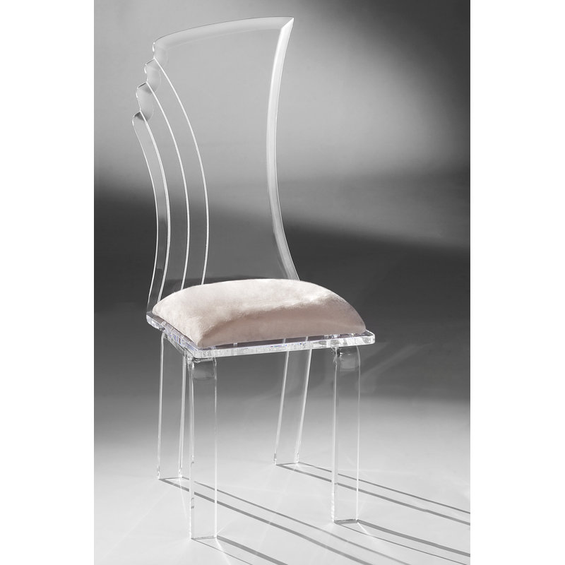 Prisma 19'' H Upholstered Side Chair, Creme