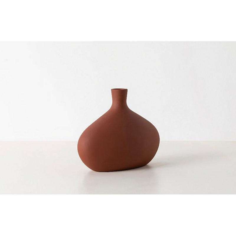 Cynthiaa Ceramic Table Vase, Red