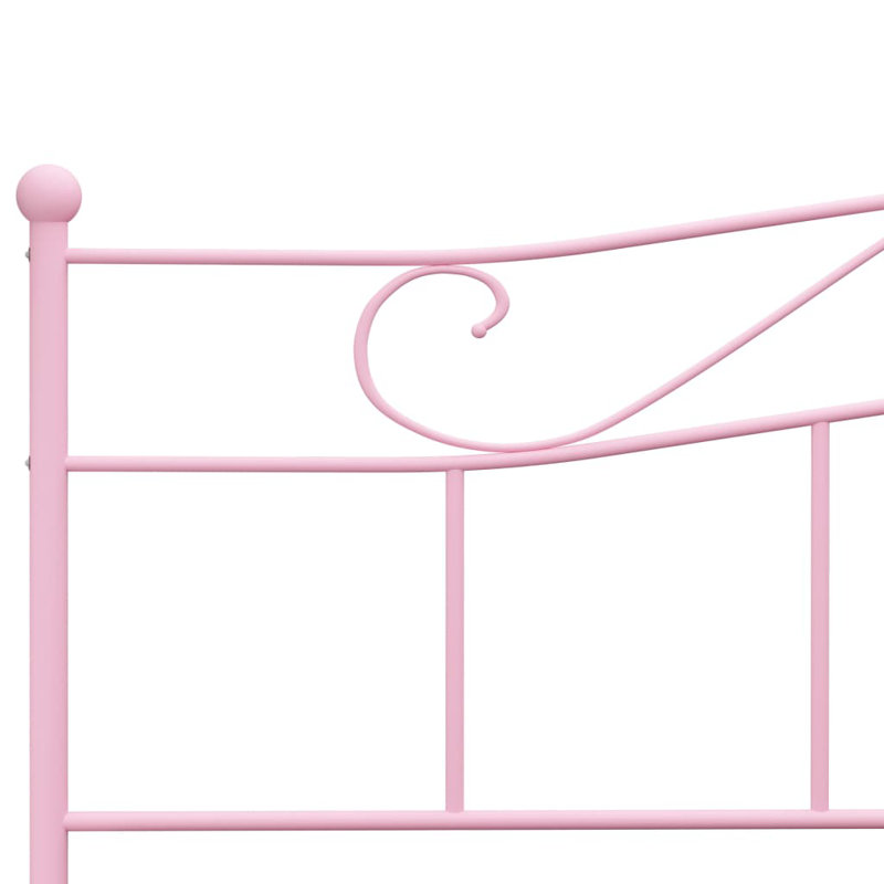 Vankirk Metal Bed, Super King (6'), Pink