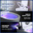 Intelligent One-Piece Elongated Smart Toilet with Laser Radar Auto Open/Close, Anti-Splash Foam Shield, Heated Seat, Warm Air Dryer