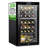 NutriChef Dual Zone 16.93'' Freestanding 28 Bottle Wine Refrigerator