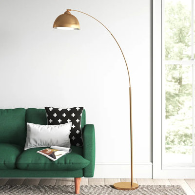 Santori 79'' Chrome Arched Floor Lamp