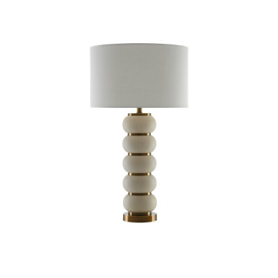 Lampe de table Luko en laiton antique / laiton antique 32,5 po