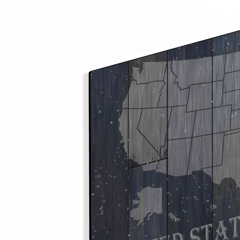 «Navy United States Of America» par Cindy Jacobs, H 16 po x l 24 po