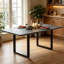 220.01 cm Extendable Dining Table