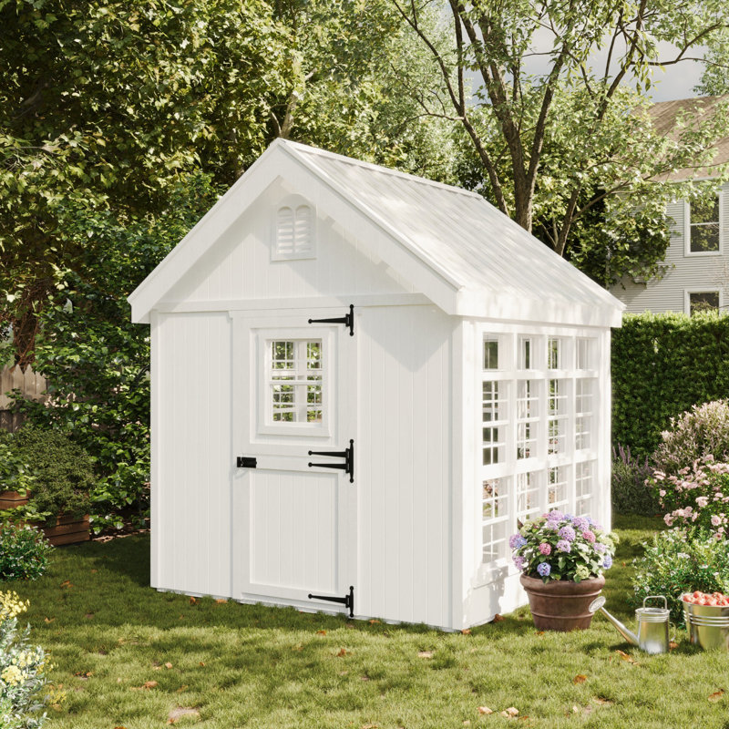 Colonial Gable Greenhouse, 8' x 8', No
