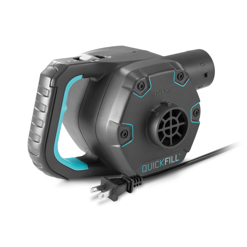 INTEX Inflatable Kidz Travel Bed Set: Air Mattress w/Hand Pump & Electric Pump