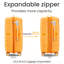Ensembles de valises 4 pièces (14/20/24/28) Valise extensible légère et durable en PP