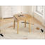 Table de salle à manger extensible ronde pour 2 à 4 personnes, table de salle à manger pliante en bois avec taille réglable, conception peu encombrante pour petits appartements et salles à manger - brun clair-417024787