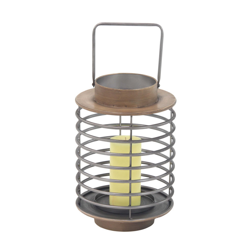 Lanterne d’un pilier industriel, H 16 po x l 7 po x P 7 po
