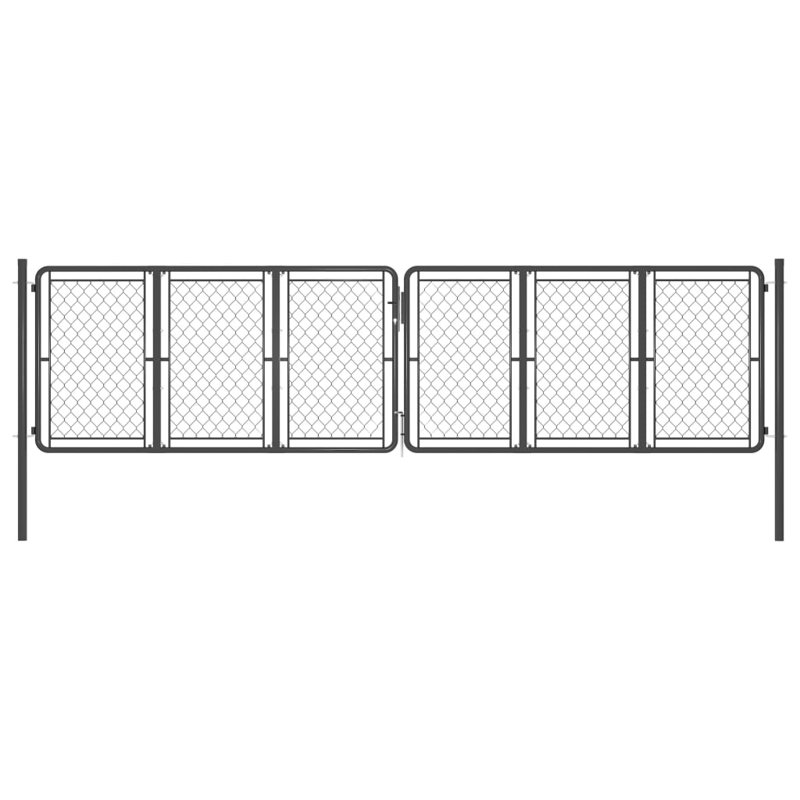 Shmavon 400 cm W Gate Fencing, 175cm H x 400cm W, Green
