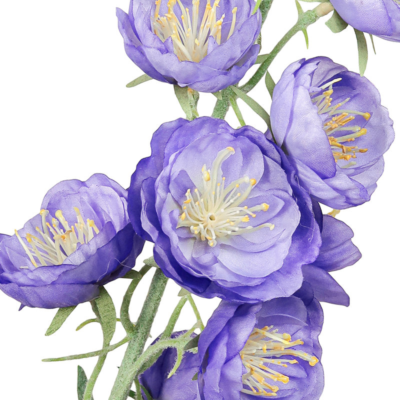 Vaporisateur de tiges de fleurs artificielles hybrides Delphinium, Mauve