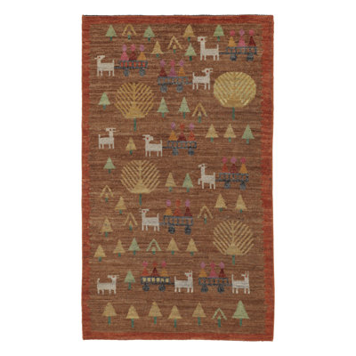 Handmade Wool Geometric Area Rug