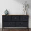 Commode 5 tiroirs l 11,87 po