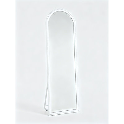 Full Length Mirror 63"X 20" Floor Mirror, Free Standing Full Body Mirror, Wall Mounted Hanging Or Leaning Mirror With Stand For Bedroom, Living Room, Cloakroom