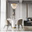 Lustre en cristal 4 lumières Transitional-1847082508